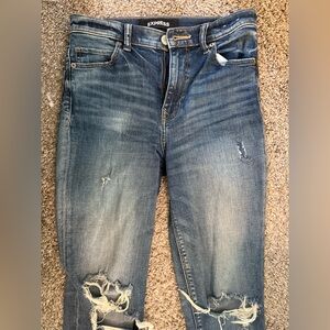 Express Girlfriend High Rise Jeans
